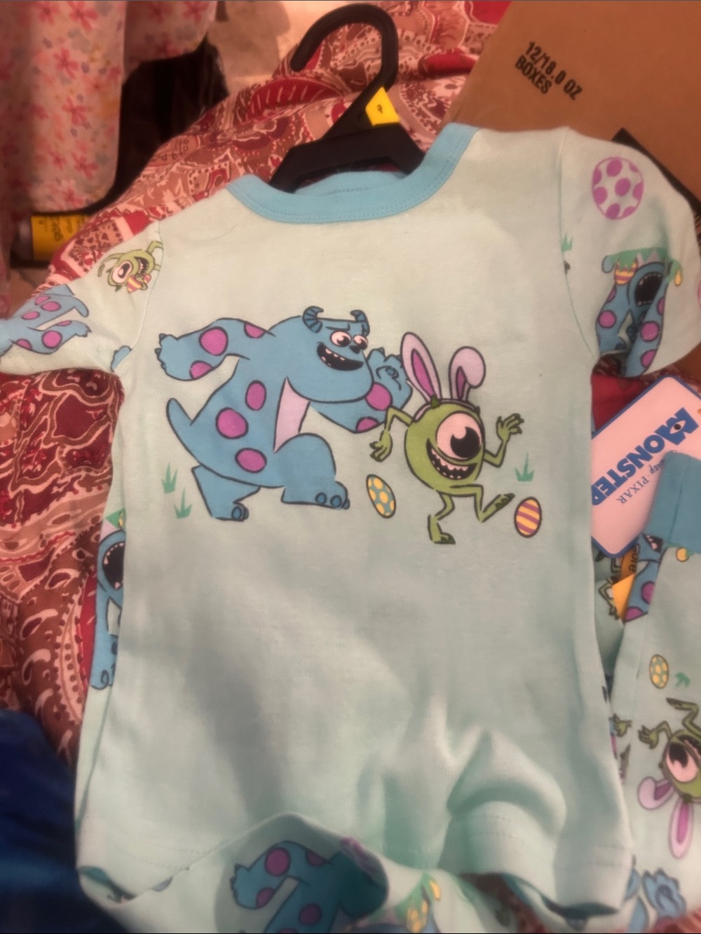 NWT Sz 4t monsters inc Easter pajamas
